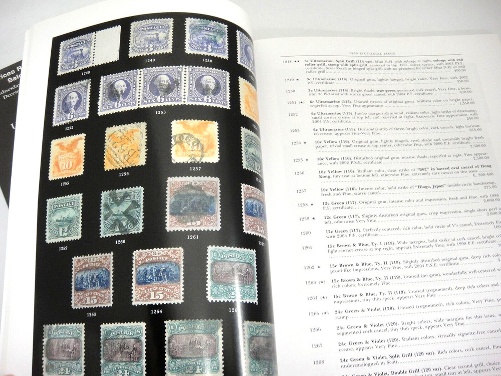 Siegel Auction Catalog w Prices Realized 2004 US Stamps & Postal History #889