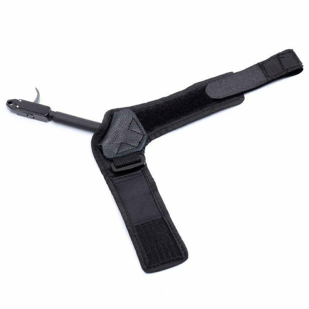 Archery Release Aid Compound Bow Wrist Release Adjustable Strap Quick Trigger US