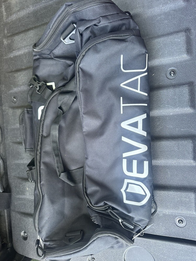 DEVATAC Tactical Gun Range Duffel Bag/Backpack , Black