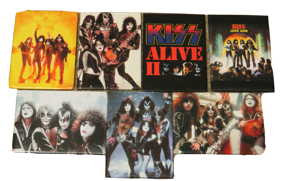 KISS SET OF 7 OFFICIALLY LICENSED MAGNETS