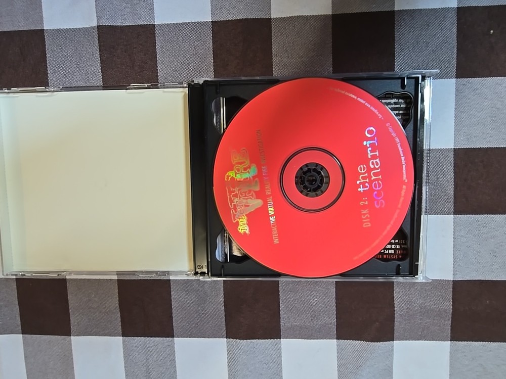 InterFire VR Interactive Virtual Reality Fire Investigation 2-Disc CD-ROM 1999