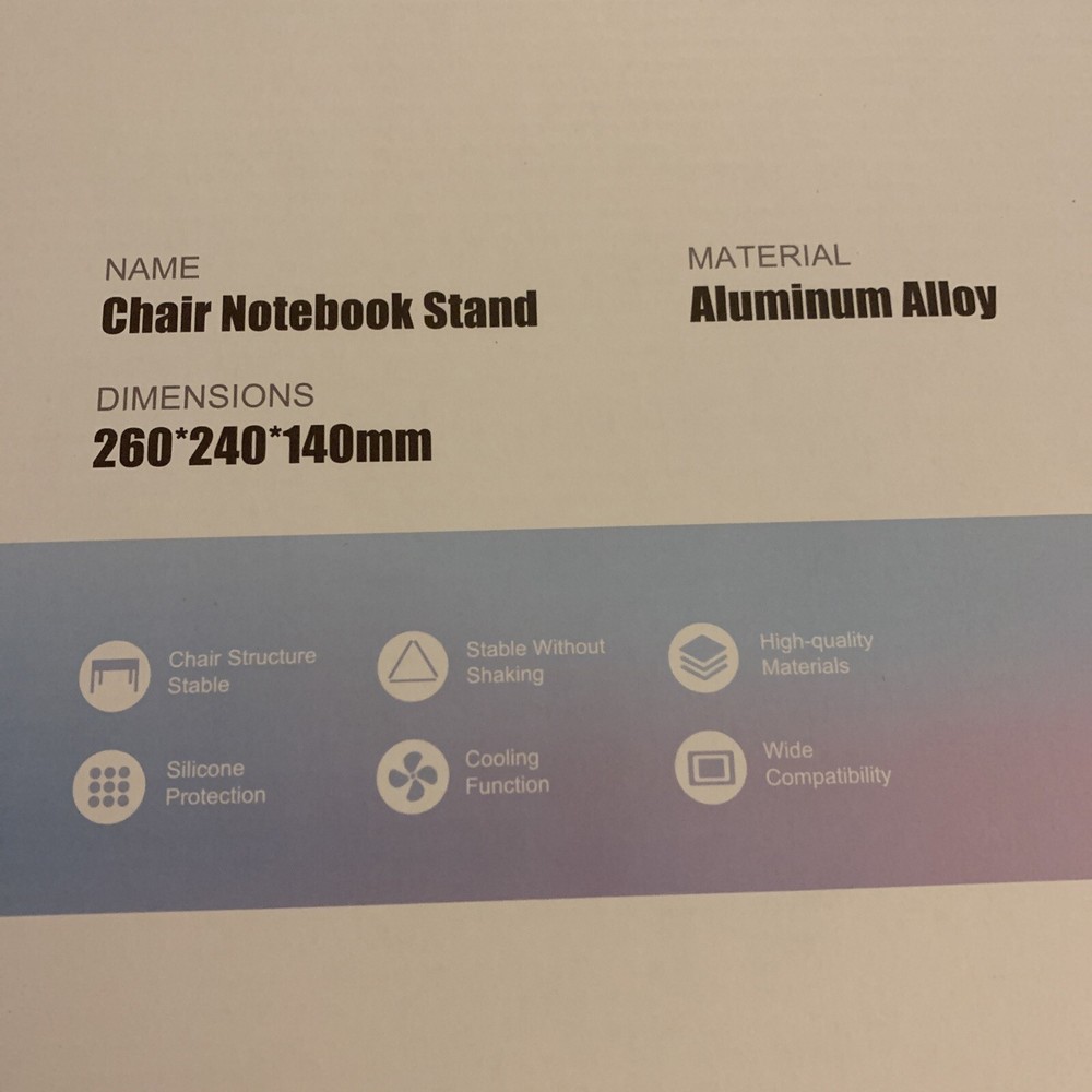 chair notebook computer stand ergonomic design cooling function stable