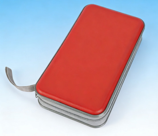 Red 96-Disc CD/DVD Storage Case
