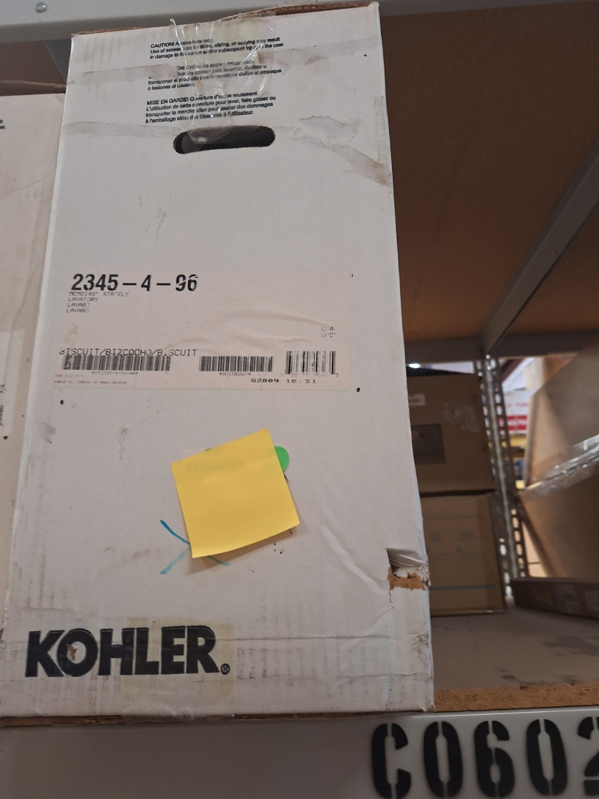 Kohler: Memoirs Pedestal Sink (Biscuit)