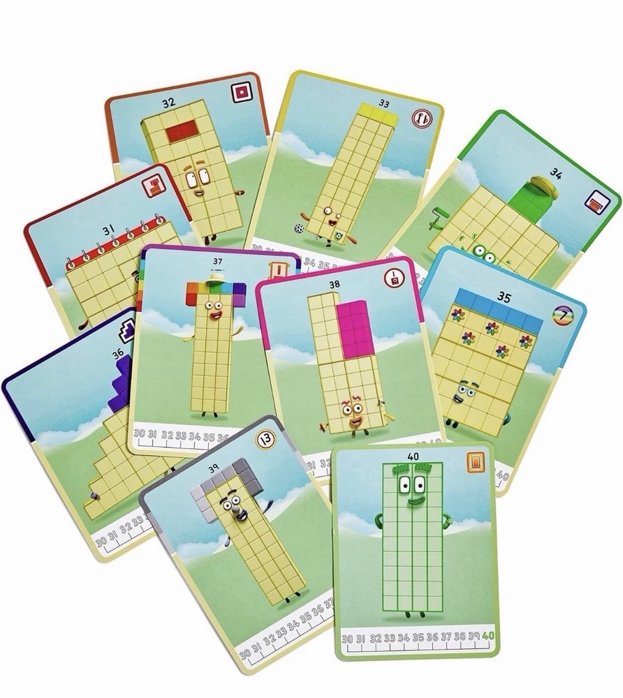 Numberblocks Mathlink Cubes Set Kids Educational Toys Preschool Learning