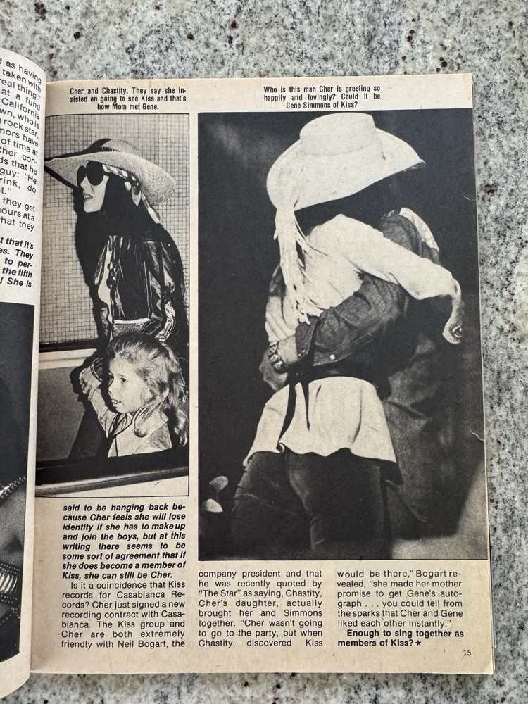 KISS 1978 TEEN HEROES KISS MAGAZINE GENE PAUL ACE PETER AUCOIN VINTAGE MEGA RARE