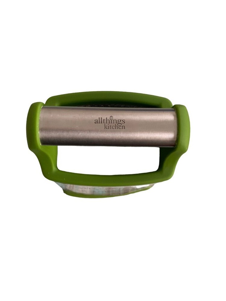 All Things Kitchen 4-Sided Grater Green Plastic Trim New