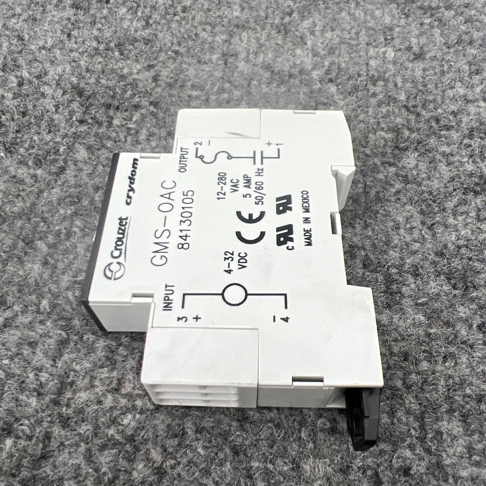 Crouzet GMS-OAC Relay Module 4-32VDC Input, 12-280VAC Output, 5A, Display LED