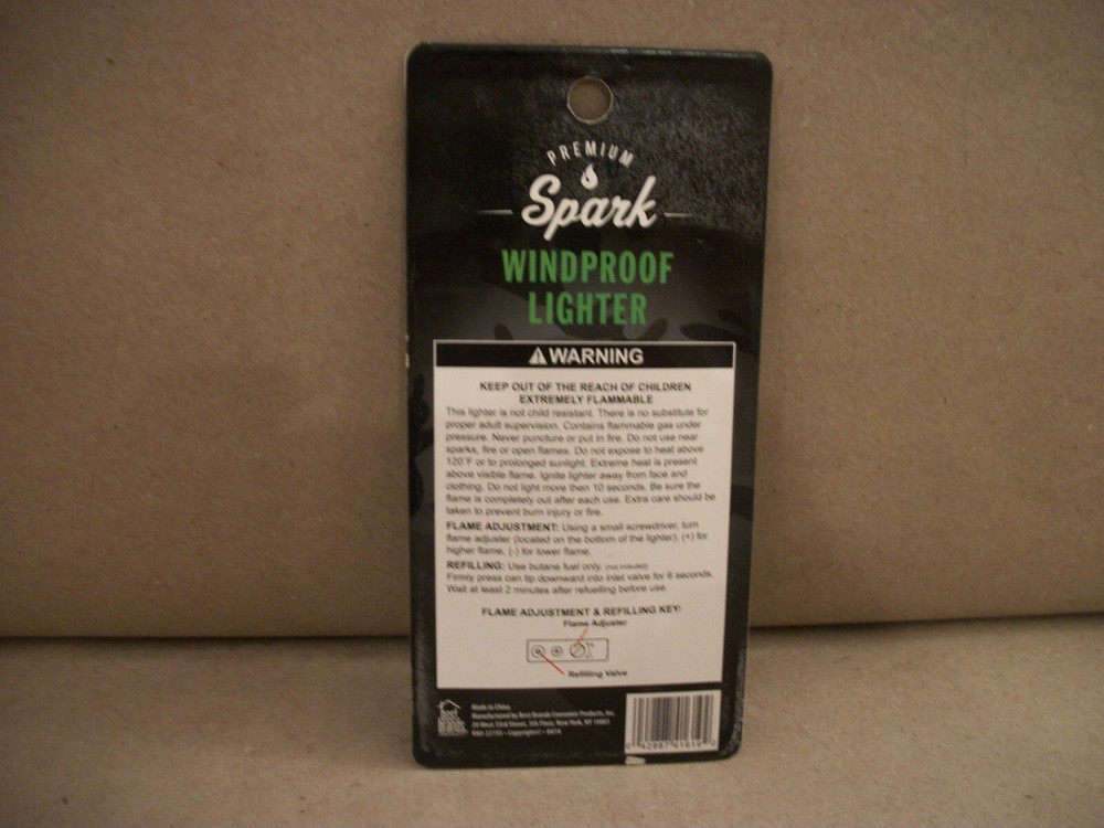 New Premium Spark Lighter Windproof Designer Series Cameo