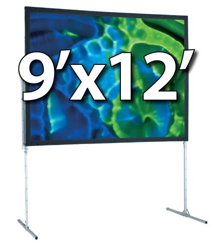 DRAPER 241011 - UFS 9'x12' COMPLETE SCREEN SYSTEM - FRONT PROJECTION - T-LEGS