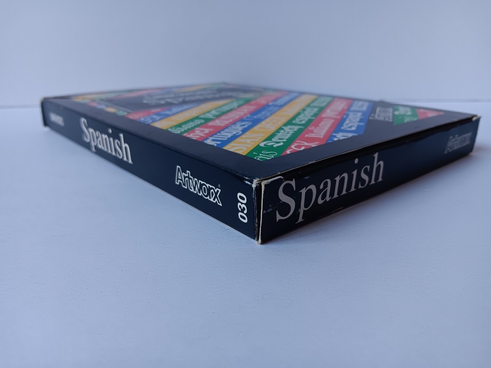 Commodore 64 Linkword Spanish Computer Software Tested/Works Artworx Box Damage