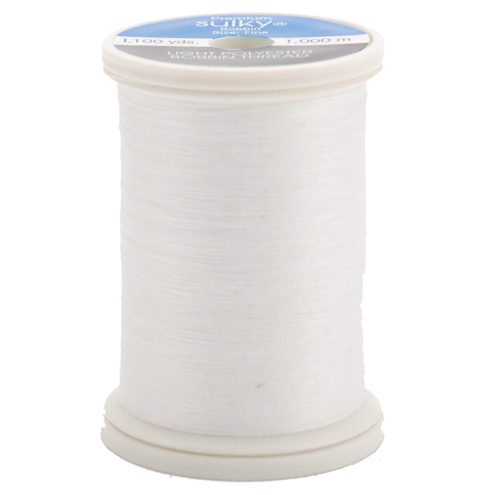 Sulky Bobbin Thread 60wt 1,100yd White