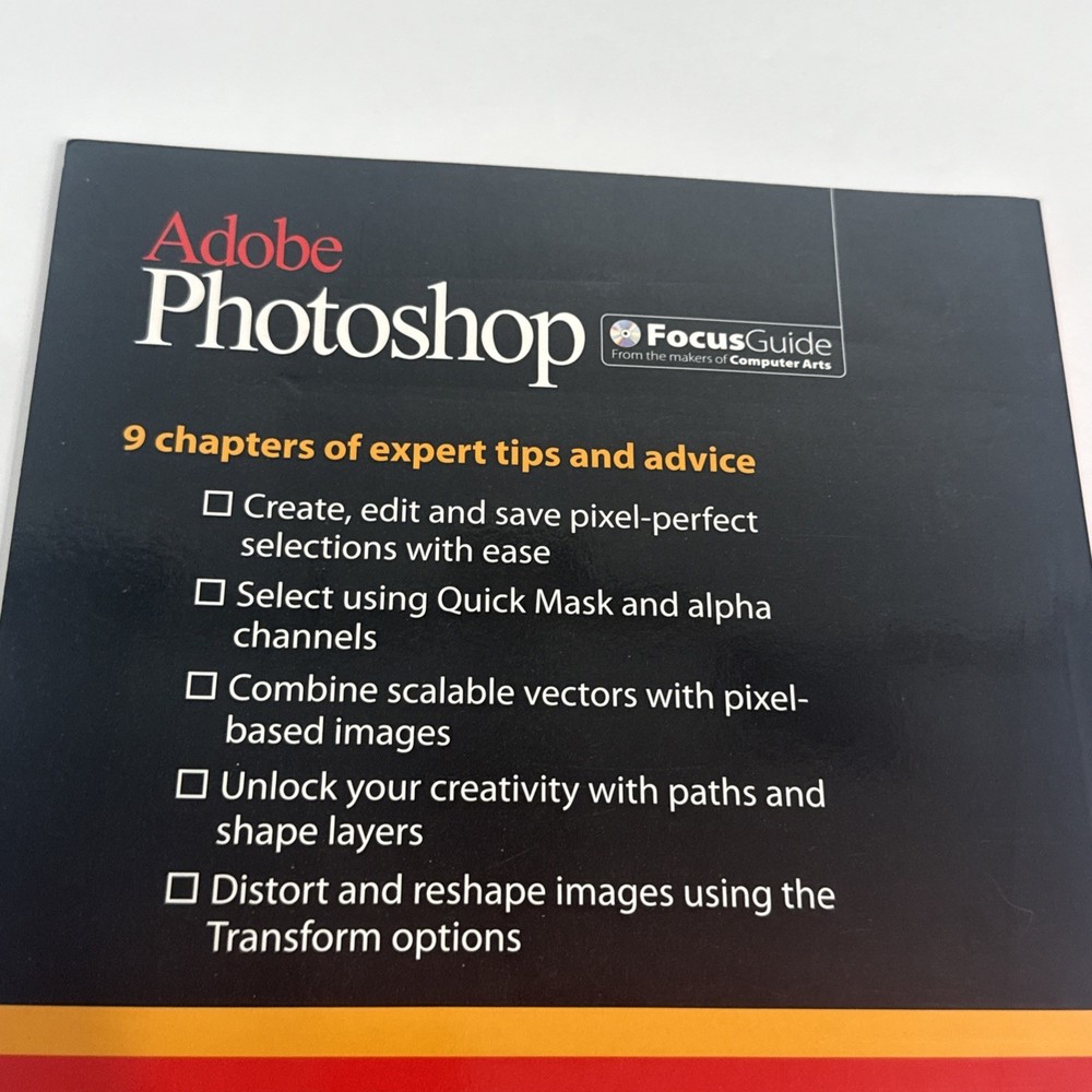 Adobe Photoshop Tool Kit Selections/Vectors Focus Guide Book