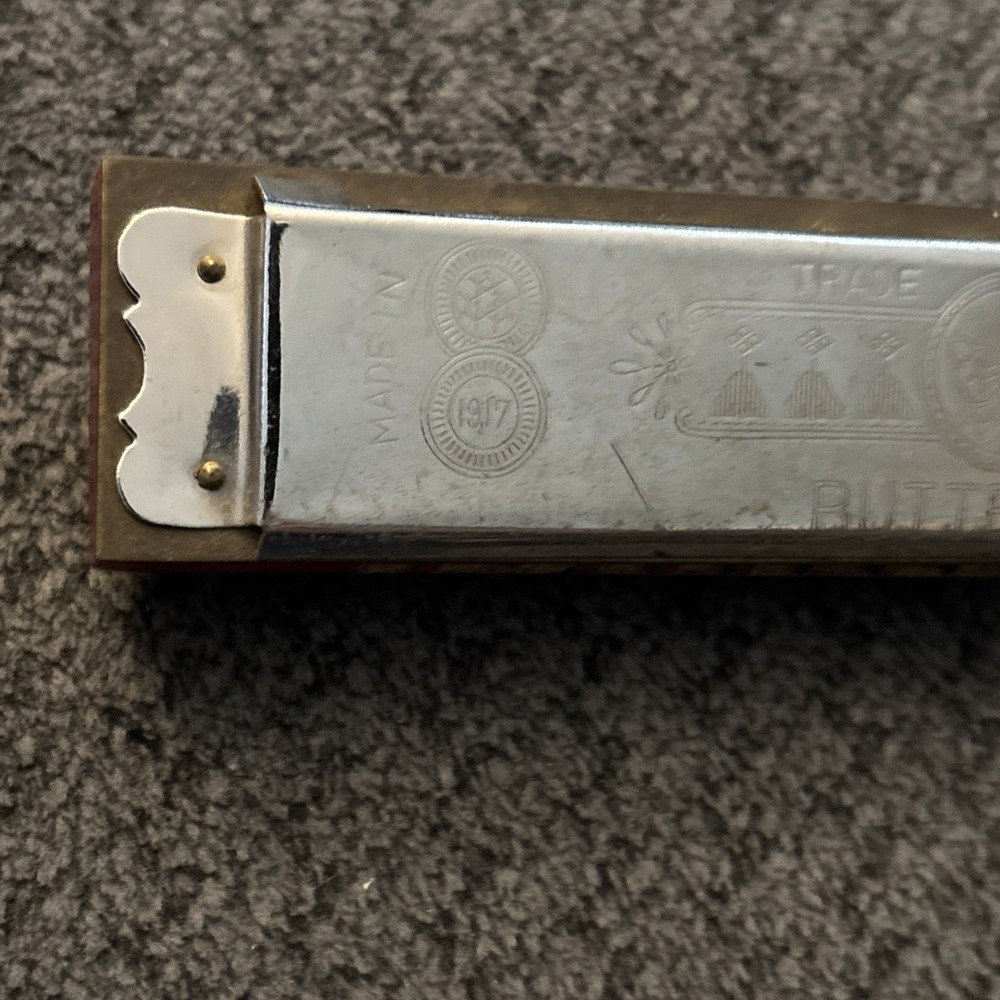 Skylark Harmonica Butterfly Trademark With Box
