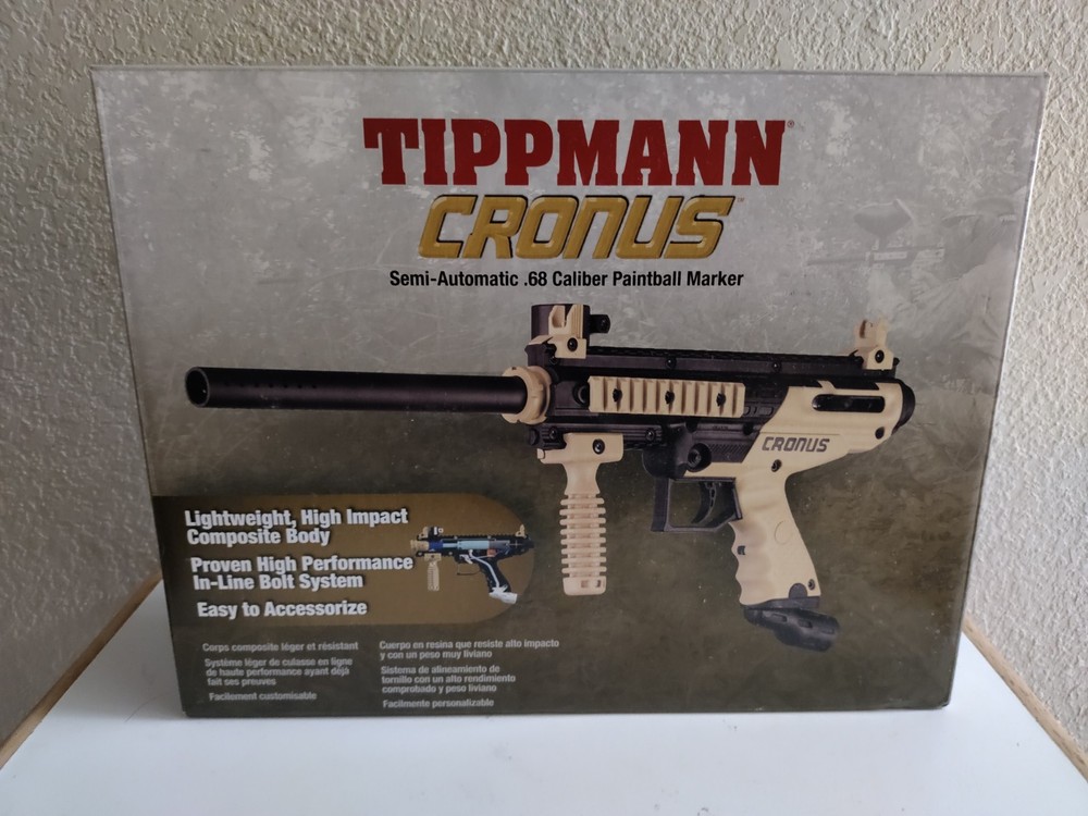 Tippmann Cronus Basic Paintball Gun .68 Caliber Marker - TAN/BLACK