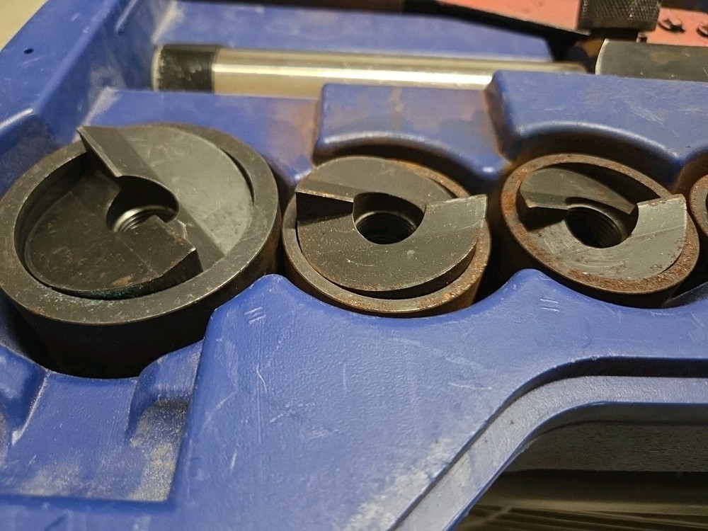 Current Tools Hydraulic Punch Driver Set 179PM with 1/2-2" Punches Plus Case