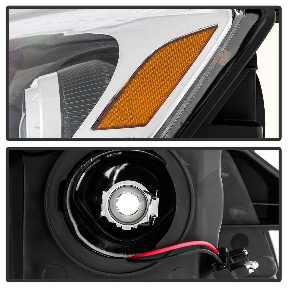 2007-2012 GMC Acadia Projector Headlights Headlamps Replacement Left+Right Set