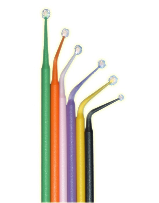 Multi-Brush MicroApplicators Teal, Small, 200/Pkg - Denbur