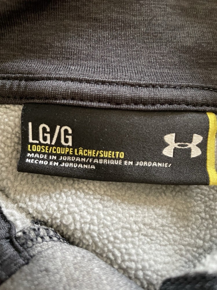 Under Armour Men’s Lg 1/4 Zip Grey Pullover