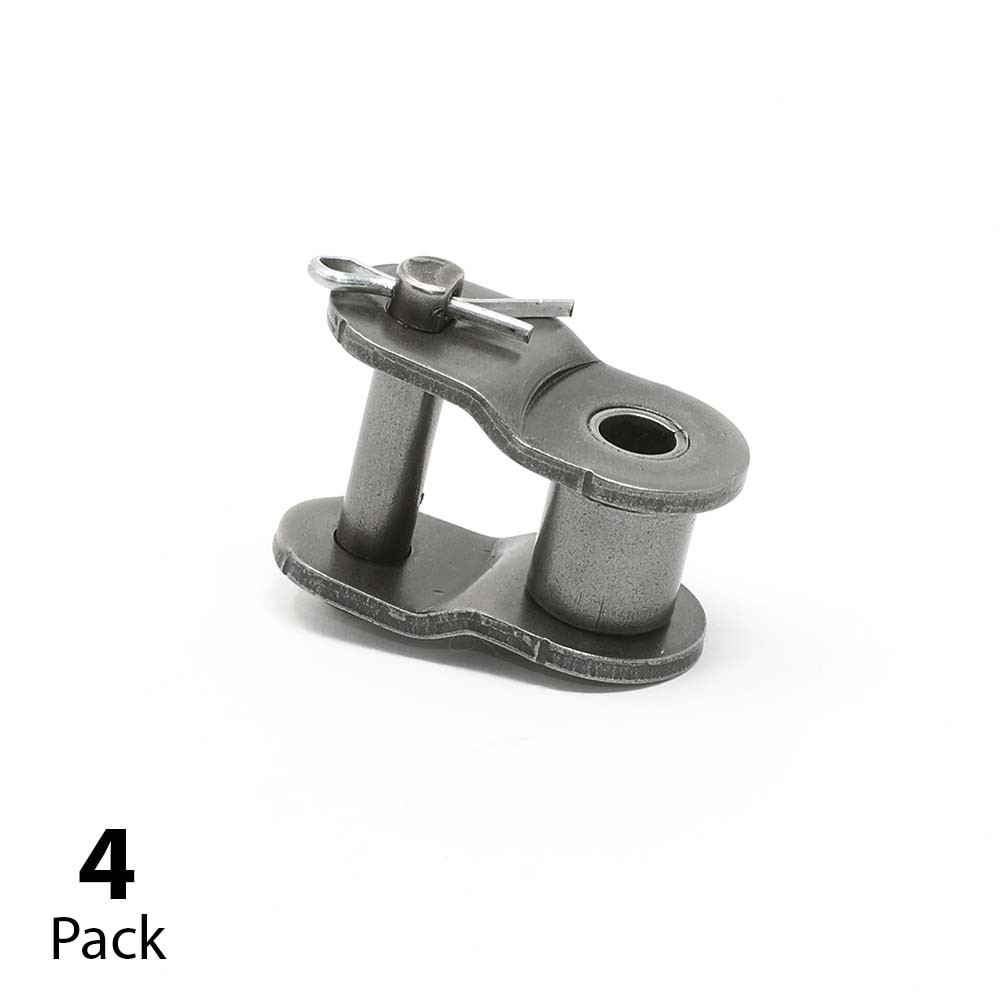 #80 Offset Half Link for Roller Chain Single Strand (Qty 4)