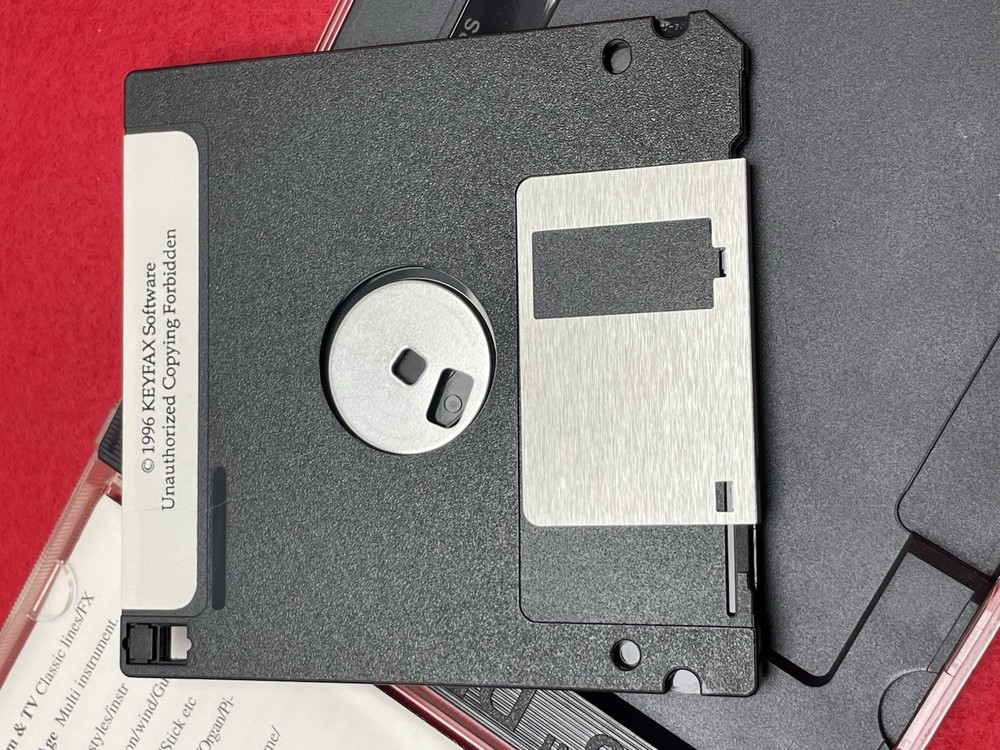 TWIDDLY BITS MIDI SEQUENCER MUSIC DISK 3.5" DRUMS PERCUSSION GM FORMAT KEYFAX 95