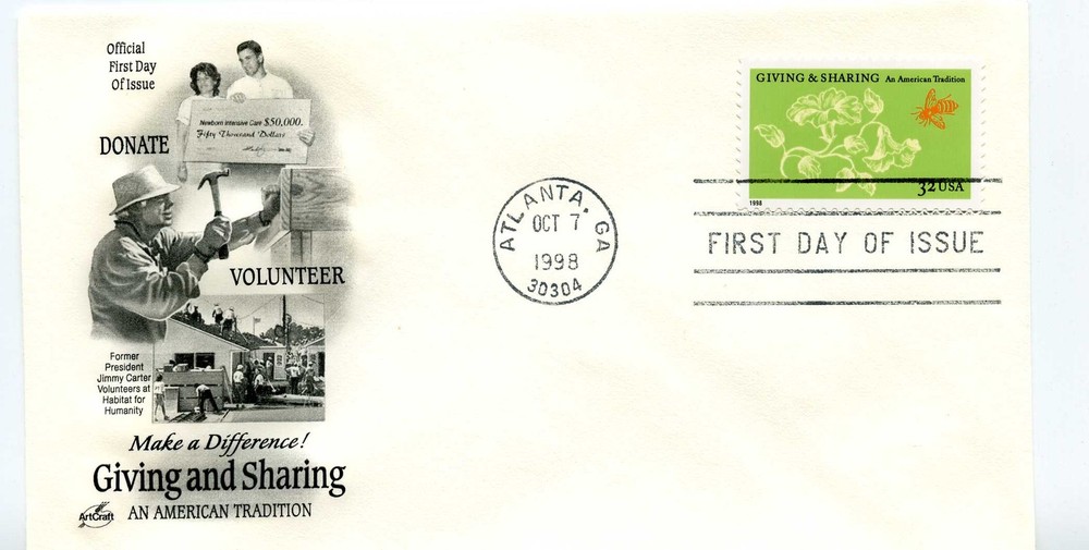 3243 Sharing & Giving, ArtCraft, FDC