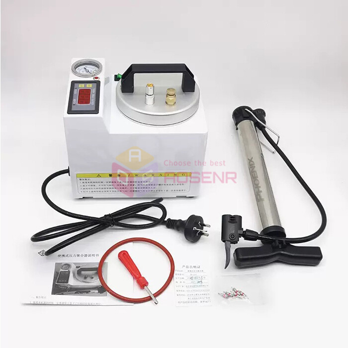 Dental Lab Polymerizer Curing Pressure Pot Polymerizing Machine with Air Pump