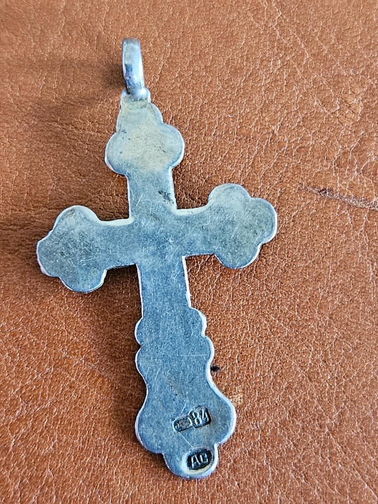 Russian 84 Silver Cross