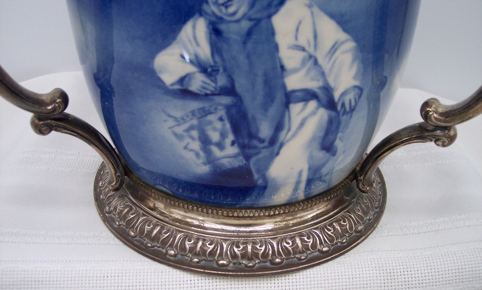 CAC Ceramic Arts Co Lenox Gorham Sterling Silver Loving Cup Stein 5 1/2 Pint