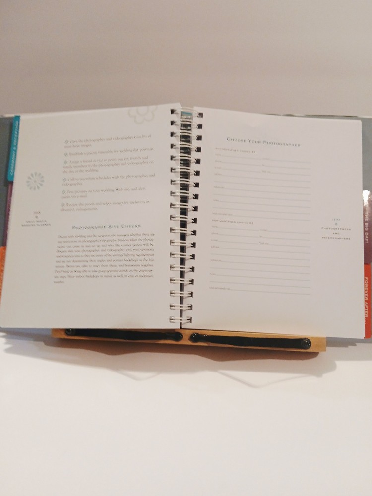 Emily Post Wedding Planner Book Organizer Binder Bridal Planning Guide Keepsake