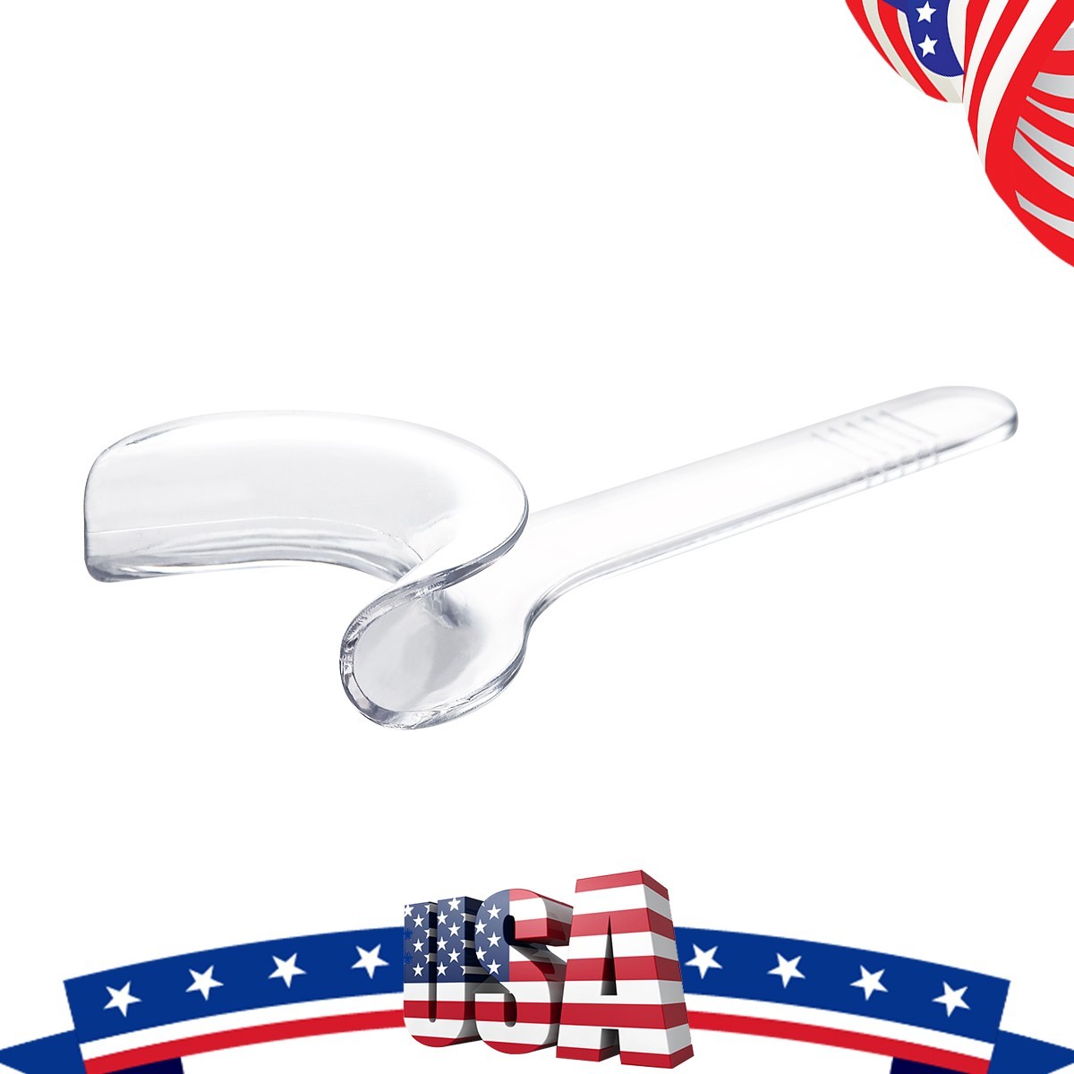 10Pcs Dental Transparent Mouth Opener Lip Cheek Retractor Mouth Spreader