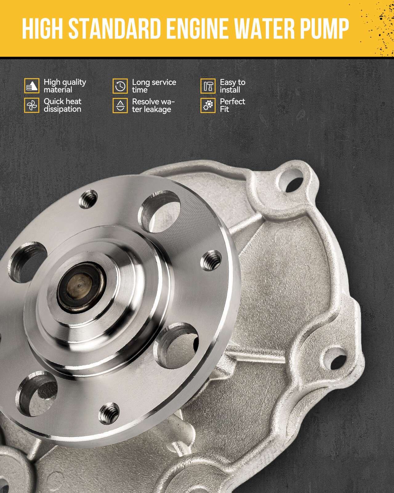 For 2011-2021 Dodge Charger Durango Jeep Grand Cherokee 5.7L V8 Water Pump