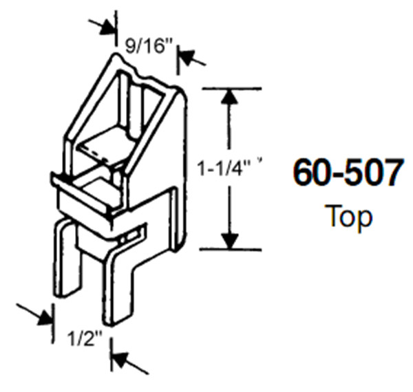 STB Top Guide for Window Channel Balances, Unattached