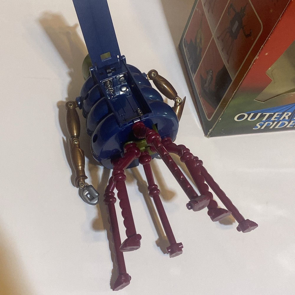 OUTER SPACE SPIDER Electronic Walking Robot PARTIAL WORK 1984 As Seen In Big