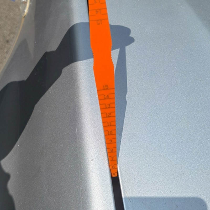 Car Panel Gaps Alignment Tool Plastic Measuring Ruler Feeler Gauge Plastic Ruler