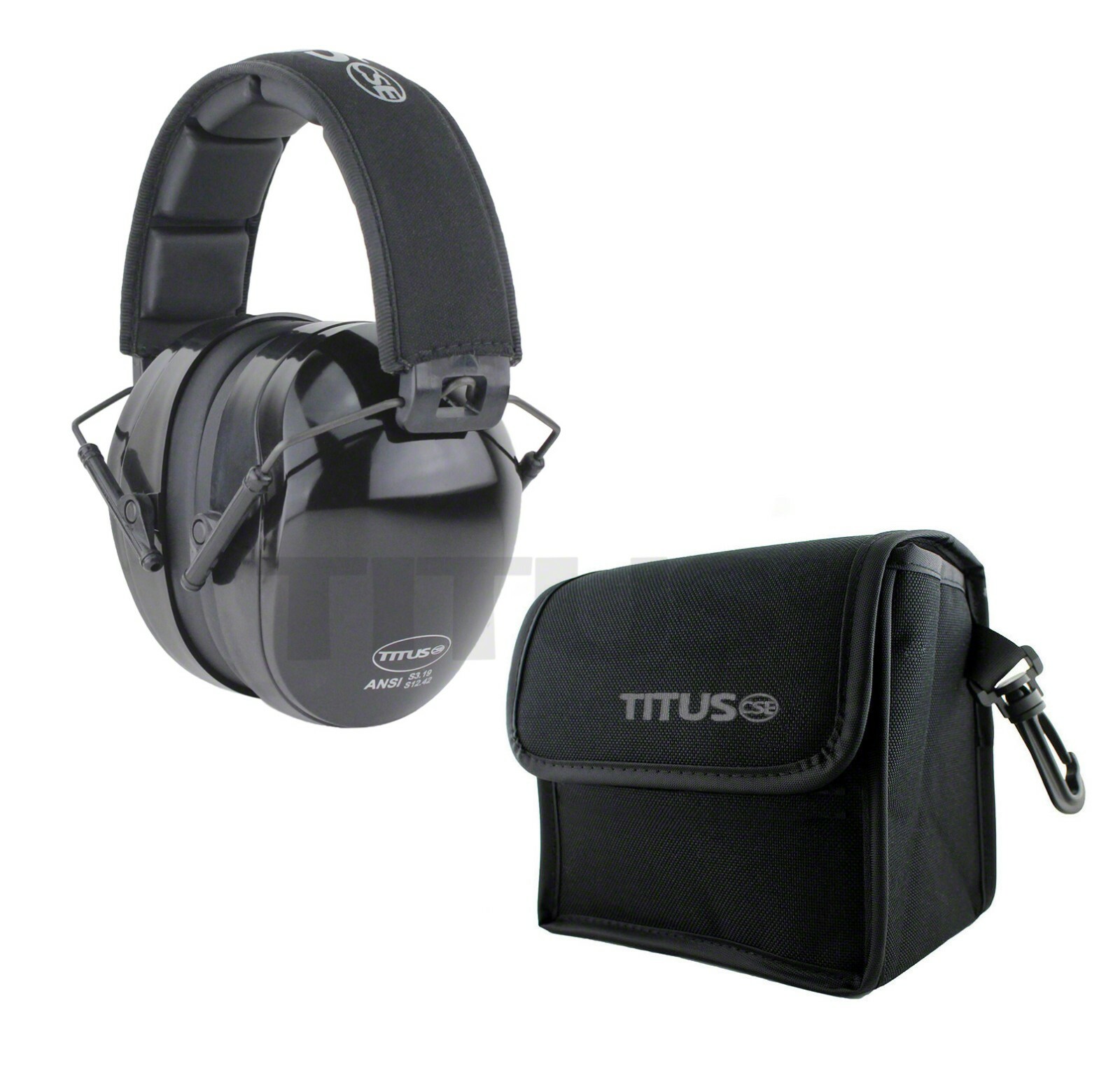 Titus B4 Hearing Protection Shooting Gun Range ANSI OSHA Noise Reduction Earmuff