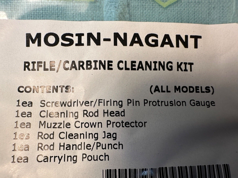 Original Russian Mosin Nagant Cleaning Kit