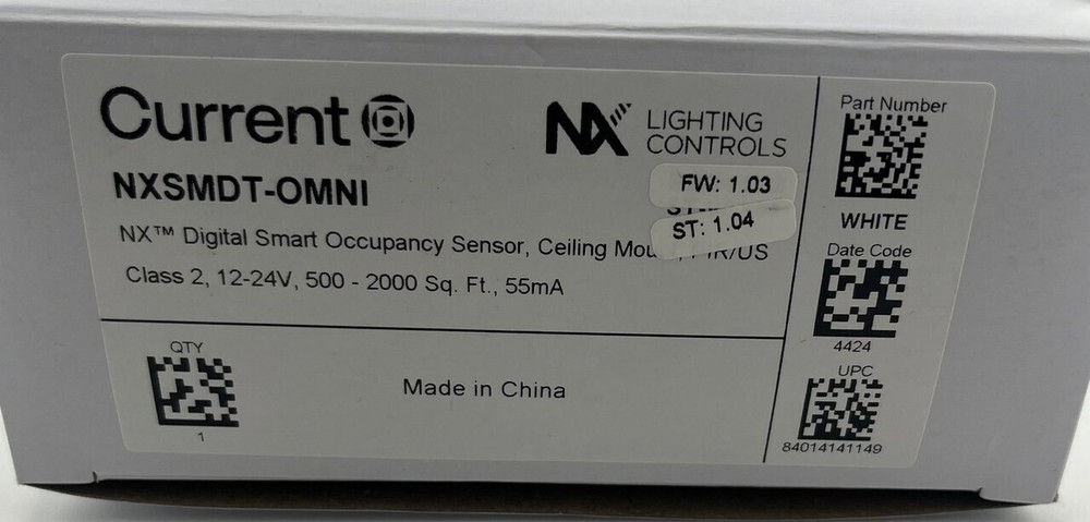 CURRENT NXSMDT-OMNI DIGITAL SMART OCCUPANCY SENSOR CEILING MODULE
