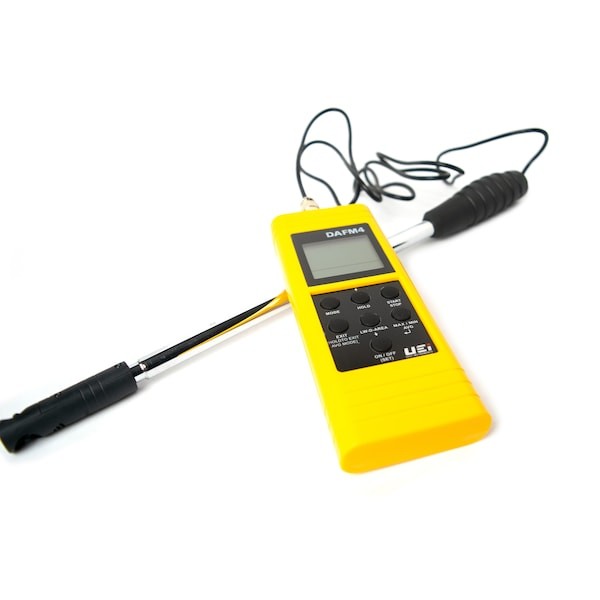 Uei Test Instruments Dafm4 Digital In-Duct Mini Vane Anemometer