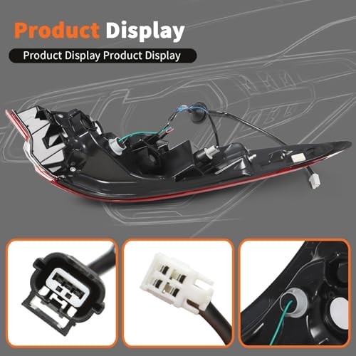Outer Tail Light Compatible with Camry LE SE 2021 2022 Passenger Side Right