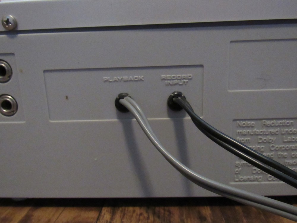 Proformance Synchronized Dual Cassette Deck Model 564-93281350 W/ Microphone