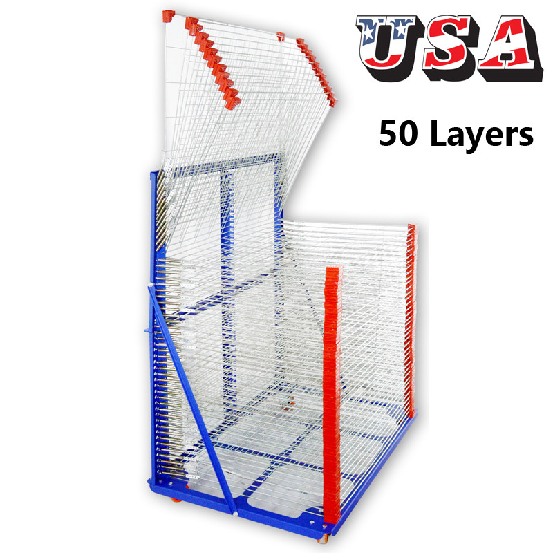 Screen Printing Drying Equipment Screen Drying Rack Mobile Paint Drying Rack