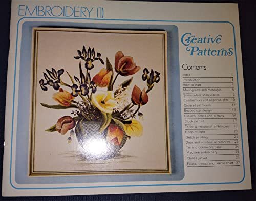Embroidery (1) - Creative Patterns [Pamphlet] Free Shipping