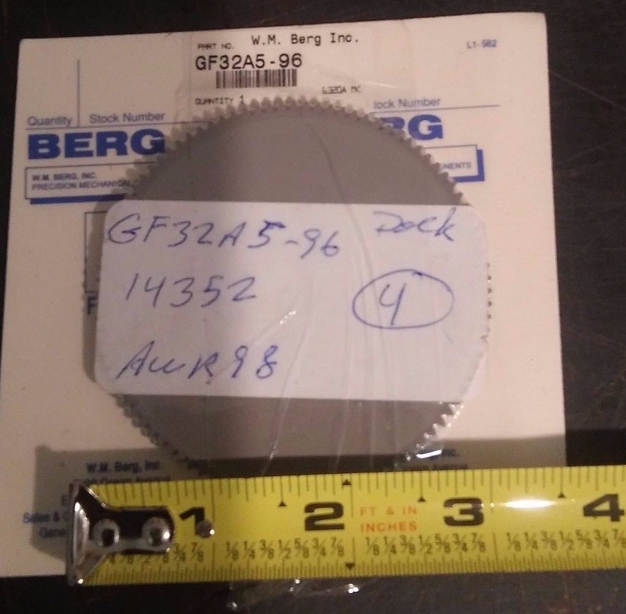 Three (3) Berg Sprockets - Model GF32A5-96