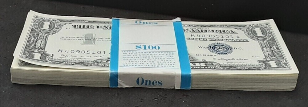✯ $1 Silver Certificate Uncirculated Lot ✯ 1935 UNC Consecutive From Pack CU ✯