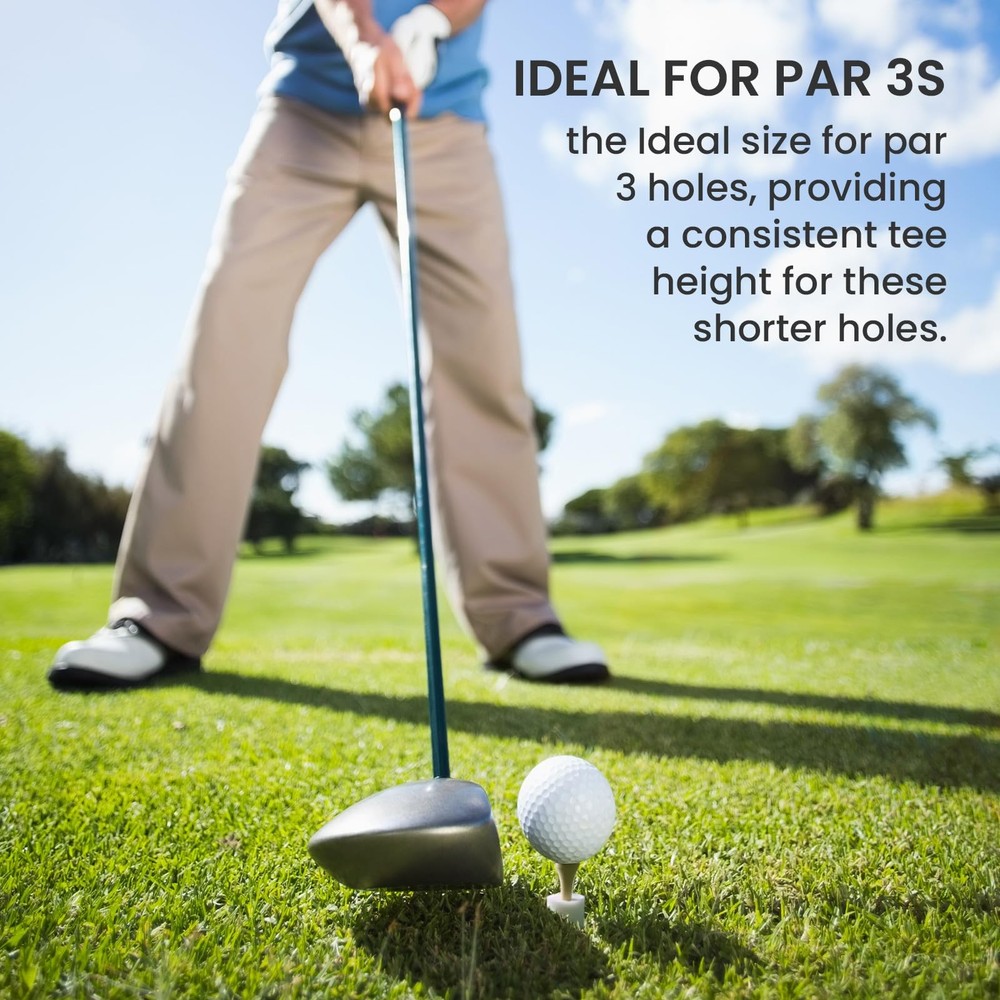 5 Pack Rubber Tee Adaptor for Golf Practice Compatible with All Tees