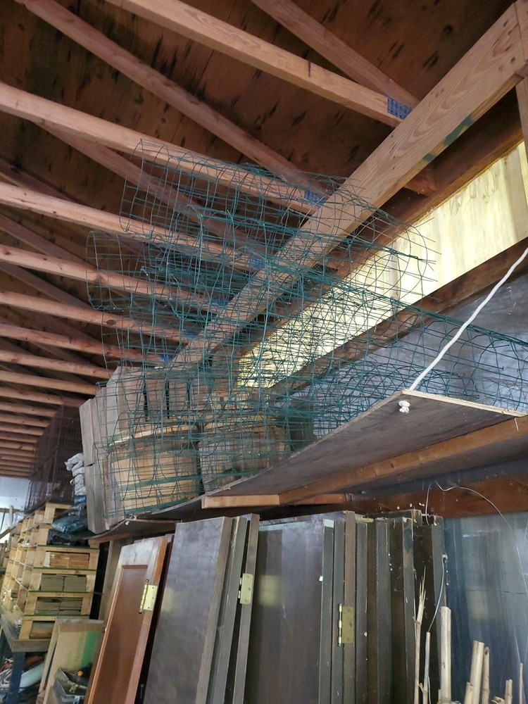 17 Round coated wire plant cages