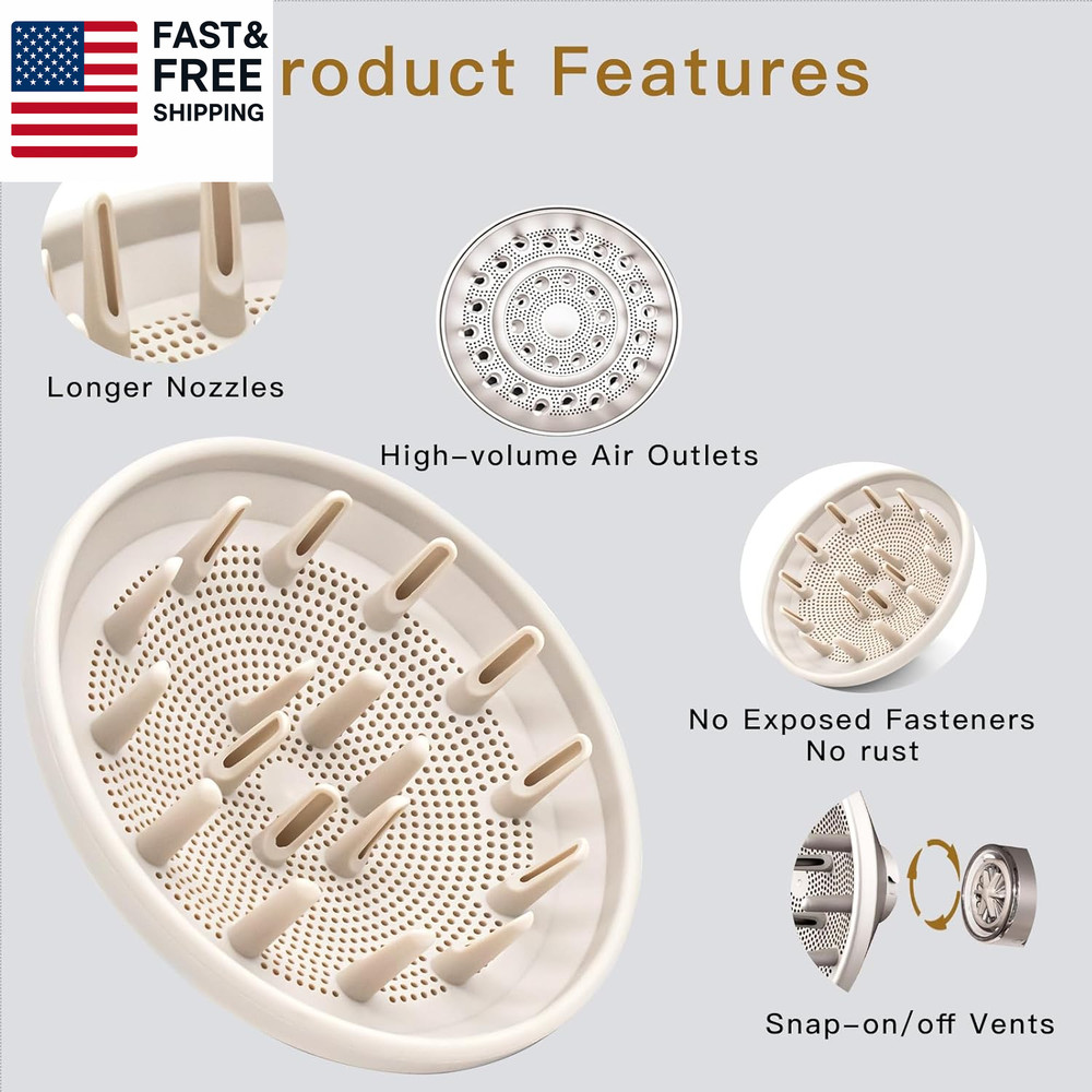 Large Diffuser Attachment Suitable for Flexstyle, Upgraded Larger Diffuser Nozzl