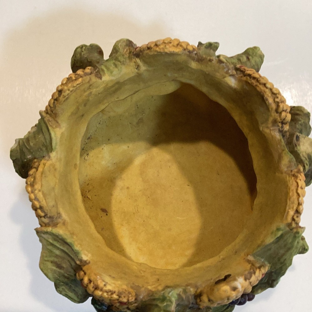 CERAMIC FALL DECORATIVE HAND-PAINTED BOWL