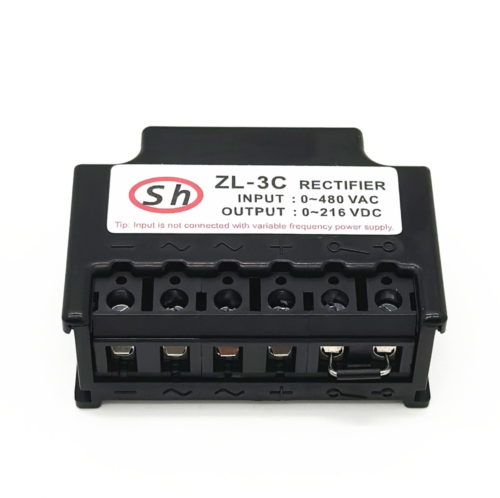 ZL-3C input: 0~480VAC output: 0~216VDC half-wave brake rectifier module